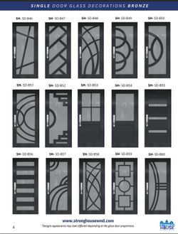 Premium Impact Single Entry Door | Modern Designs | Hurricane Rated