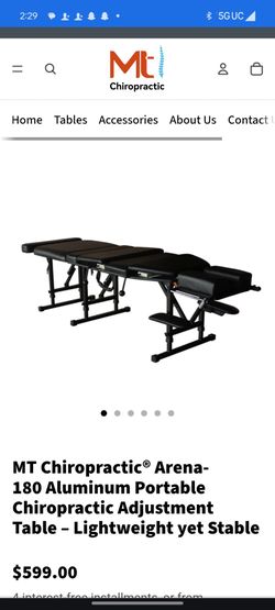 Chiropractor/ massage portable table