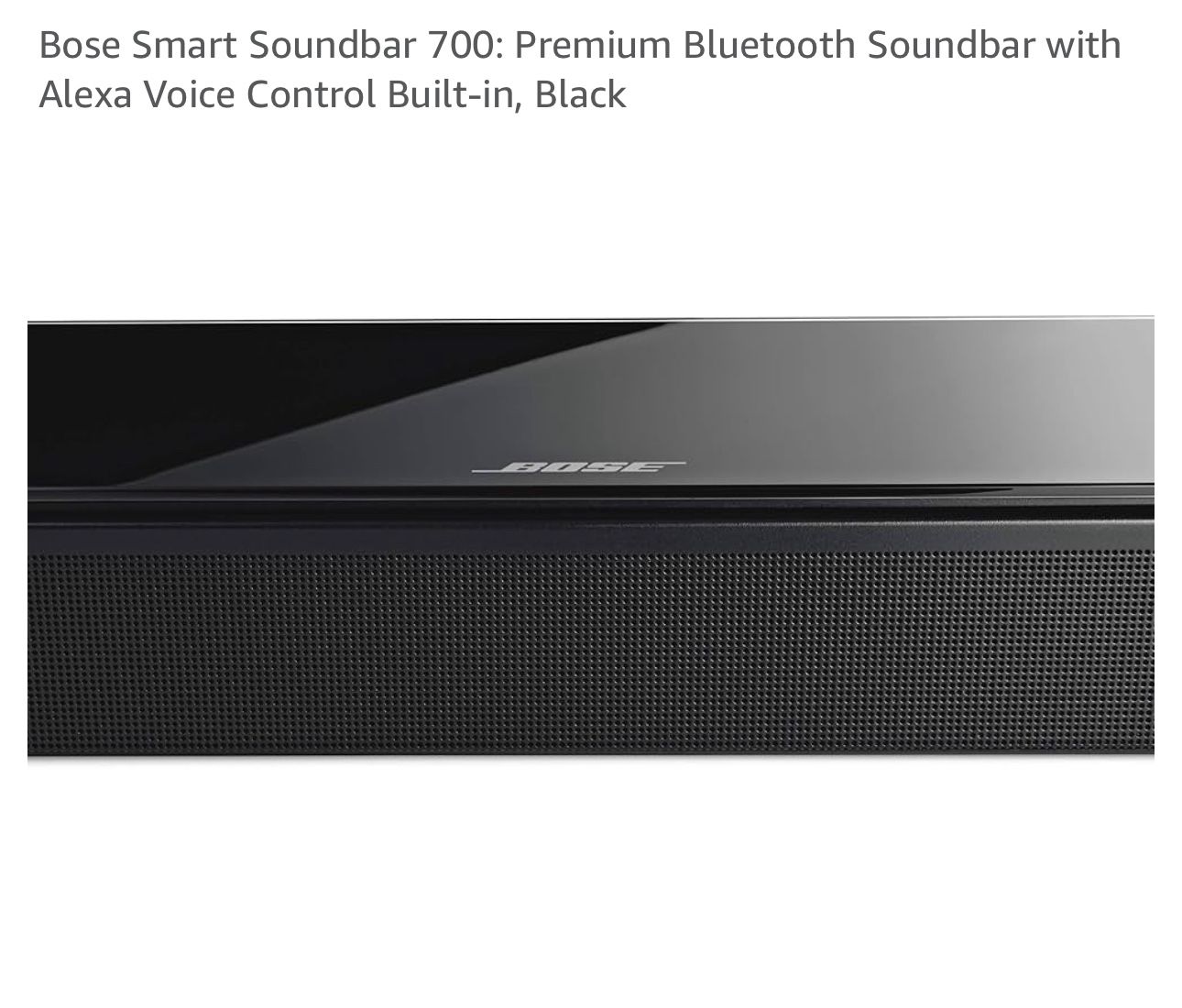 Bose Soundbar