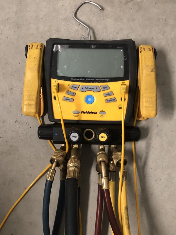 Fieldpiece Sman 480 digital gauges for Hvac use! (Hoses included)400