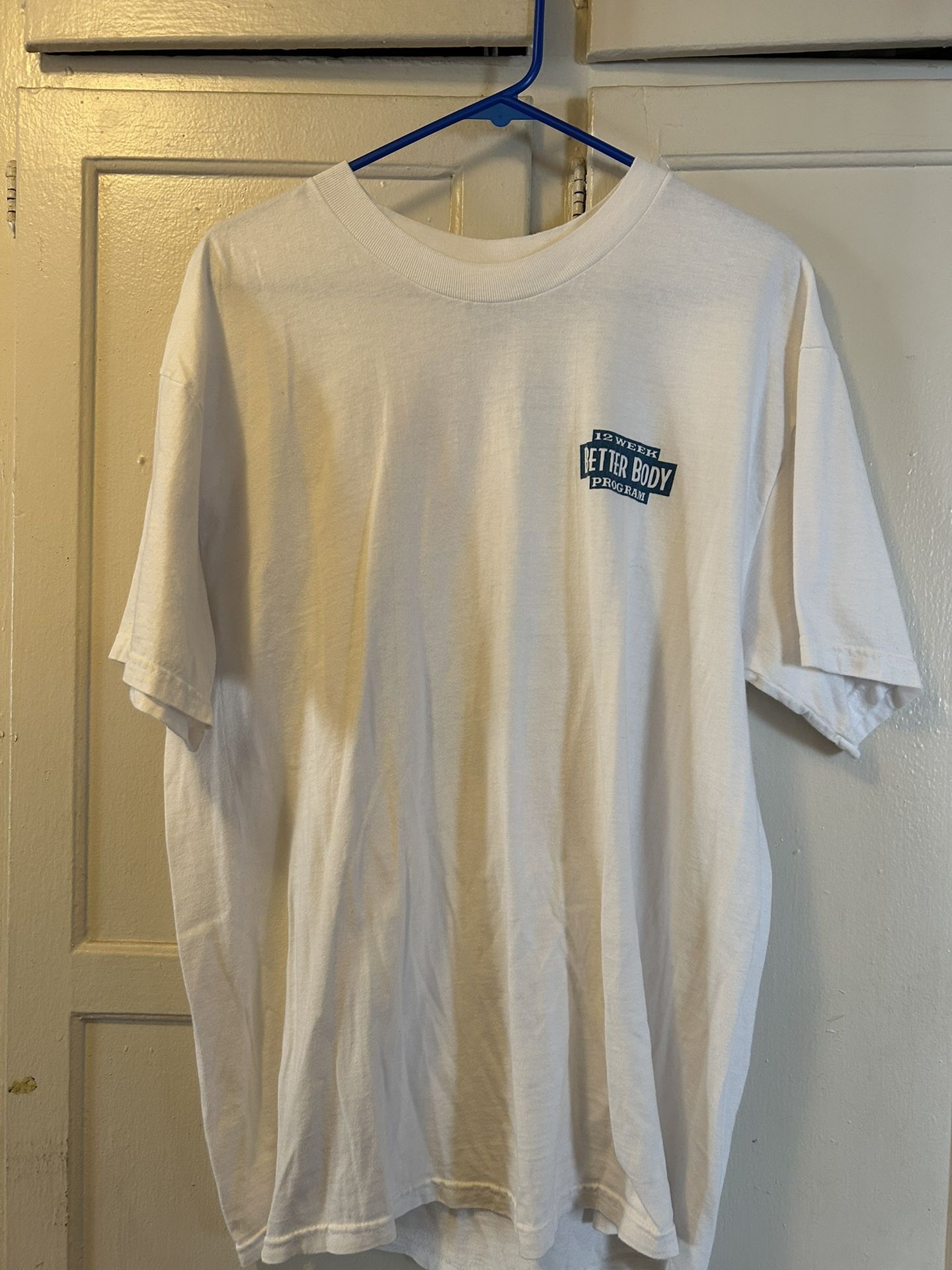 Vintage Mitch Chase fitness Graphic Promo T Shirt 90s Sz Large 