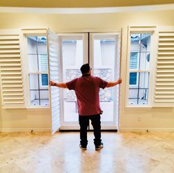 CUSTOM PLANTATION SHUTTERS- REAL WOOD WINDOW TREATMENTS