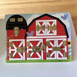 Kids Melissa Doug Latches Wooden Activity Board 