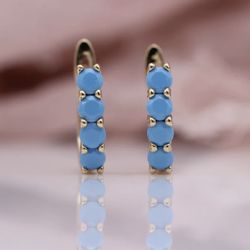 E52- Beautiful Turquoise Earrings For Women!