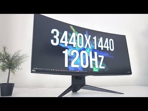 34 inch Alienware Gaming Monitor 120hz 4K Ultrawide RGB IPS