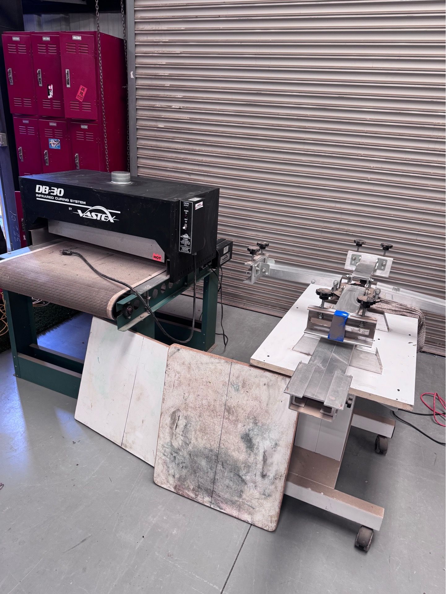 Screen printing equipment
