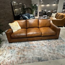 Sectional Sofa Leather Fabric 