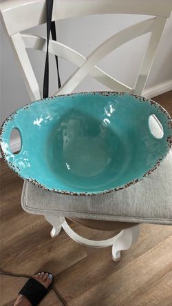Teal bowl