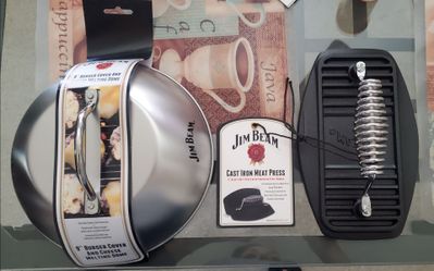 New Jim Beam Burger Press & Cover