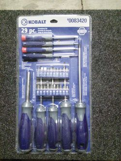 Kobalt 29 pc Screwdriver Set and a 5 pc Torx Driver Set for Sale in Phoenix AZ OfferUp
