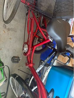 Candy Red three wheeler bicycle $150