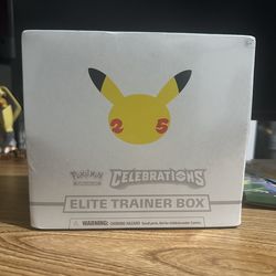 Pokémon Celebrations Elite Trainer Box 25th Anniversary ETB