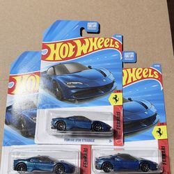 Hot wheels  FERRARI SF90 STRADALE blue