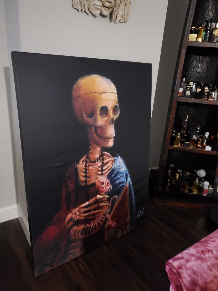 Creepy Canvas Wall Art