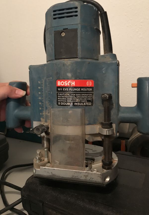 Bosch 1611 Evs Plunge Router For Sale In Valley View Tx Offerup