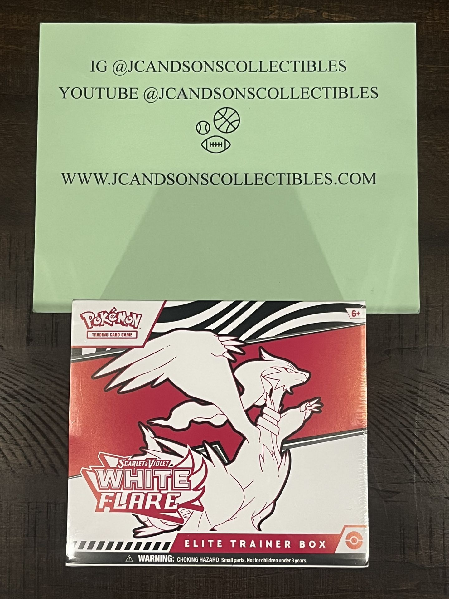 Pokemon TCG White Flare ETB Elite Trainer Box (NEW & SEALED) Scarlet Violet 