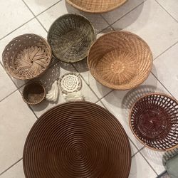 Wicker Baskets And Woven Small Dream catcher 