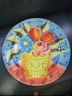 Beautiful Colorful Ceramic Decorative Bowl Plate Platter