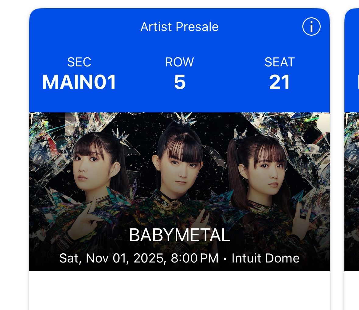 BABYMETAL Concert Tickets