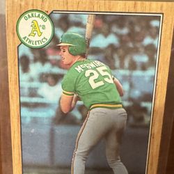 1987 Mark McGuire TOPPS Baseball card