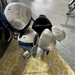 Complete Golf Set Adams Tour Edge Bazooka Callaway Daly OGIO Bag Balls Tees +++