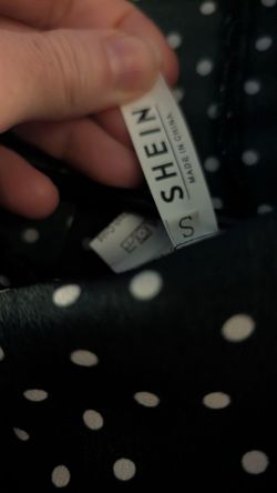 SHEIN Black Polka Dot pants size Small