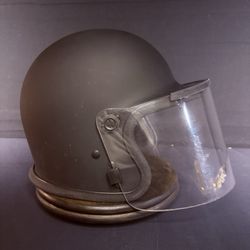 Pro Police Riot Helmet Size XL w/Removable Face Shield Kejo Impact Protection