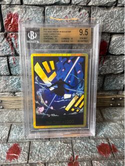 2024 One Piece Don!! Card Zoro Super Alt Art Beckett 9.5 Gem Mint