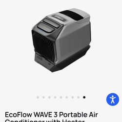 Portable AC With Heater - NEVER USED.  EcoFlow WAVE 3