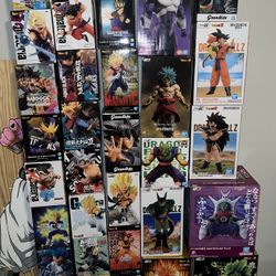 Dragon Ball Statues / Naruto Pops 