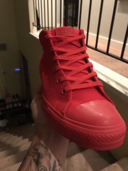 Converse all star triple red