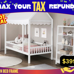 TWIN CANOPY BED FRAME