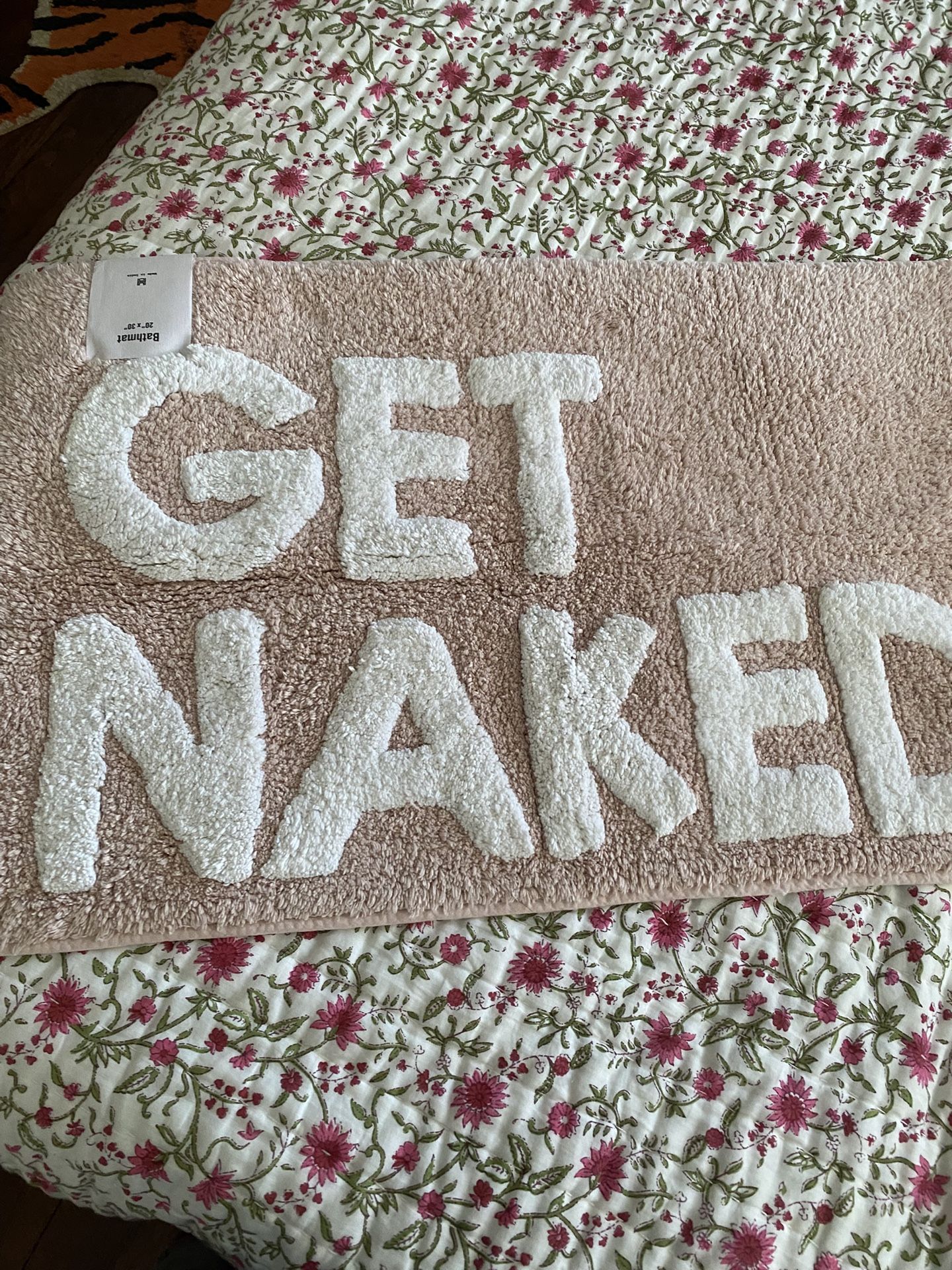 Bath Mat. “Get Naked”