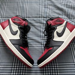 Air Jordan 1 Bred Toe Sz 11 No Box 