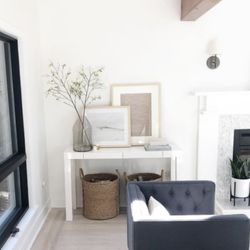 West Elm White Desk