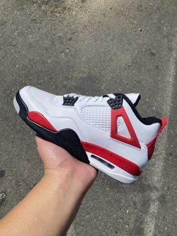 Air Jordan 4 Retro “ Red Cement “ GS  Sizes 