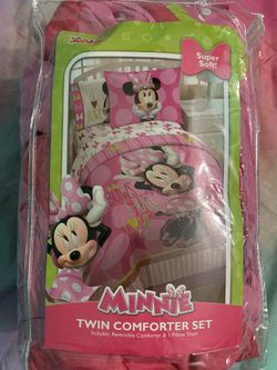 Minnie Twin comforter set