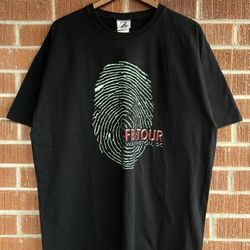 Vintage FBI Tour Washington D.C. Fingerprint Glow in the Dark T-shirt