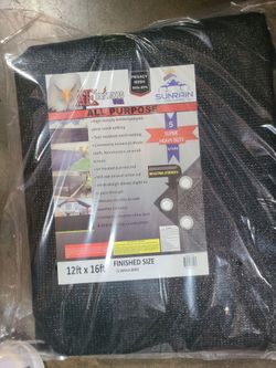 12ft × 16ft Super Heavy Duty Mesh Shade In Black