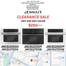 JENNAIR Built In Microwave Clearance 27" & 30"