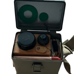 vintage 1955 Meopta Košíře MS-H515 Military surveying kit Prague, Czechoslovakia