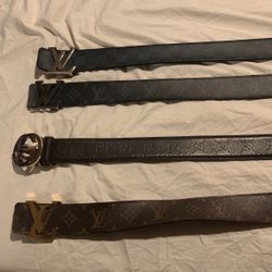 Three Louis Vuitton  And One Gucci 