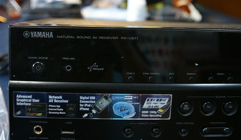 Yamaha RX-V671 HomeTheater AV Receiver