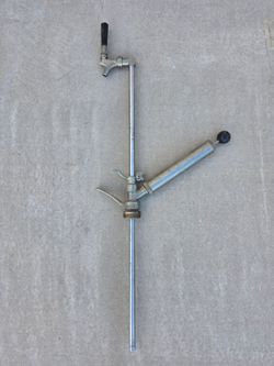 Vintage Perlick Keg Beer Barrel Pump Tap Mancave Garage Backyard Bar
