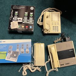 Working Corded Phones. Answering Machine Phones  And Caller ID box $ 10 Each Or All For $50