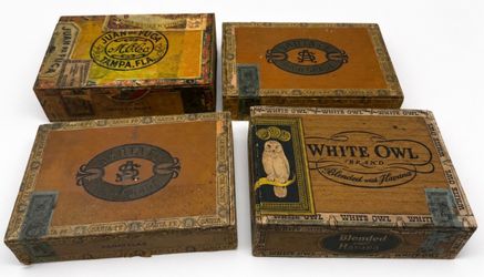 Empty Vintage Wooden Boxes for Crafts / Storage.