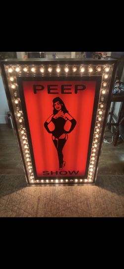 Light Up Marquee Sign