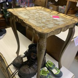 Vintage Gold Table