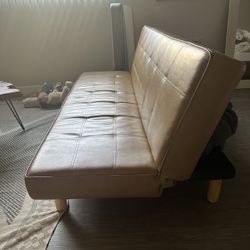 Faux leather futon from Urban Outfitters