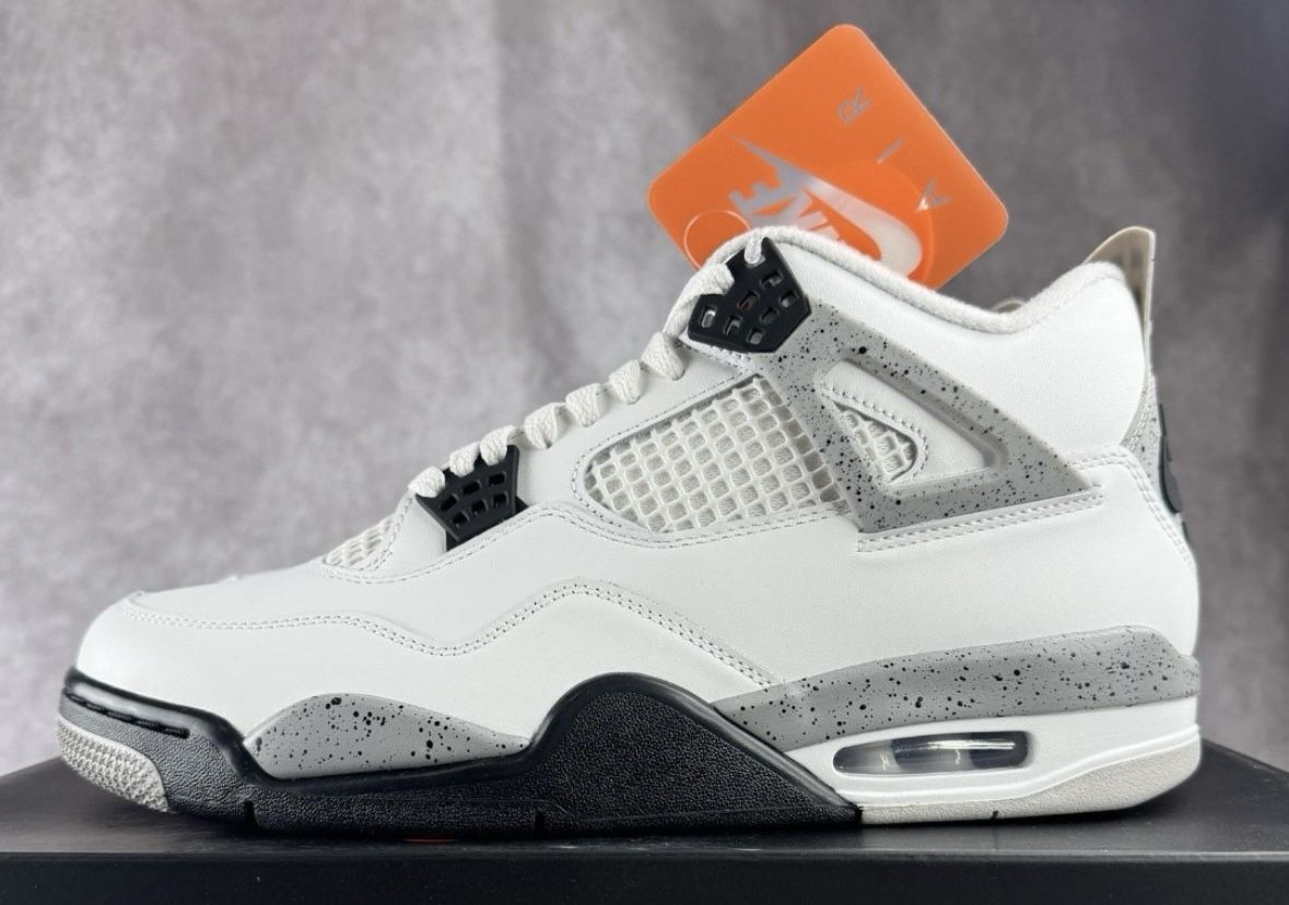 Jordan 4 White Cement